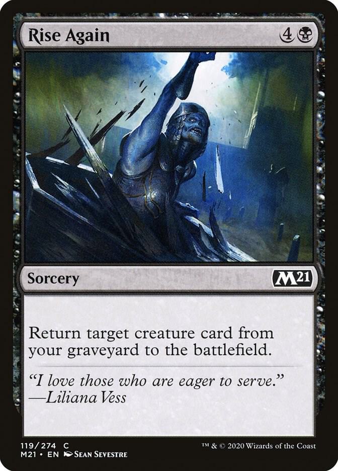 Rise Again 119 card from Core Set 2021
