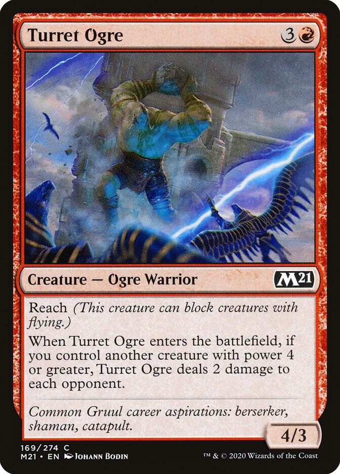 Turret Ogre 169 card from Core Set 2021