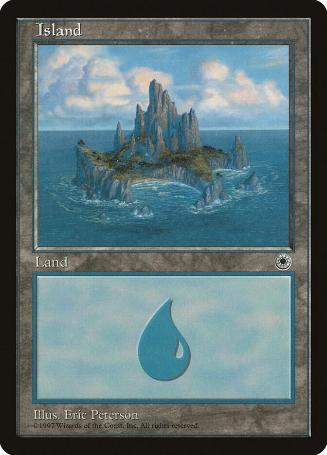 Island (Castle Cove) card from Portal