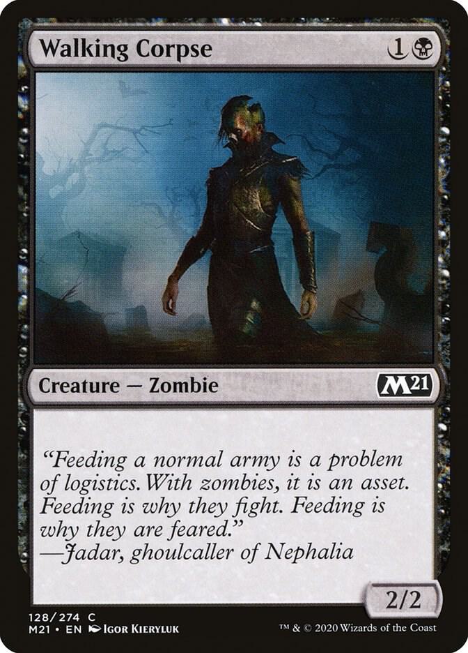 Walking Corpse 128 card from Core Set 2021