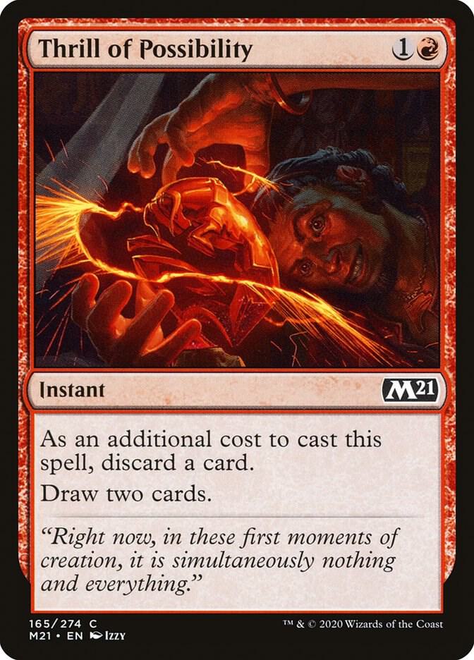 Thrill of Possibility 165 card from Core Set 2021