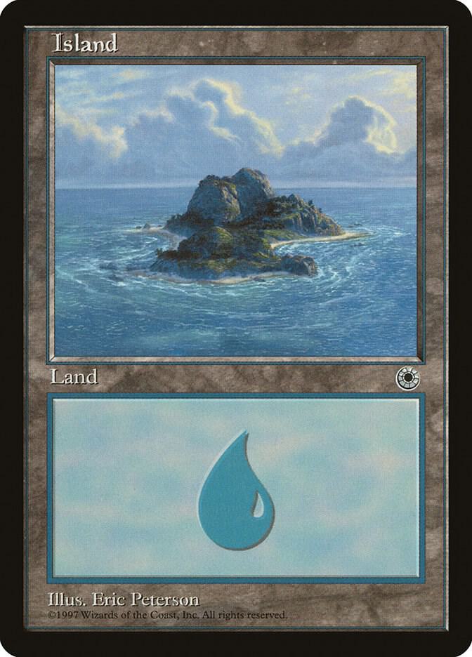 Island (Beach Right) card from Portal