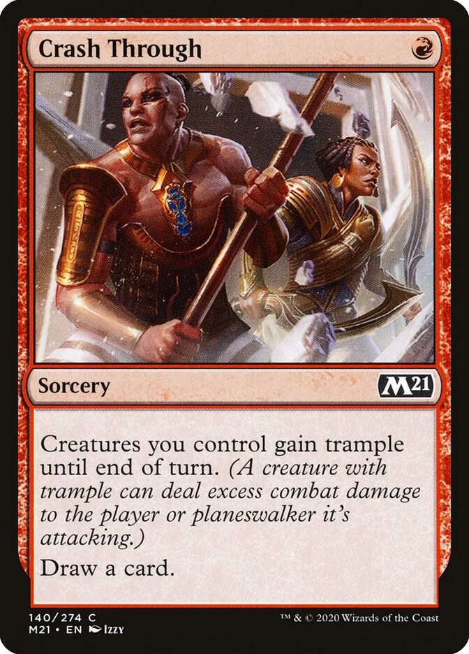 Crash Through 140 card from Core Set 2021
