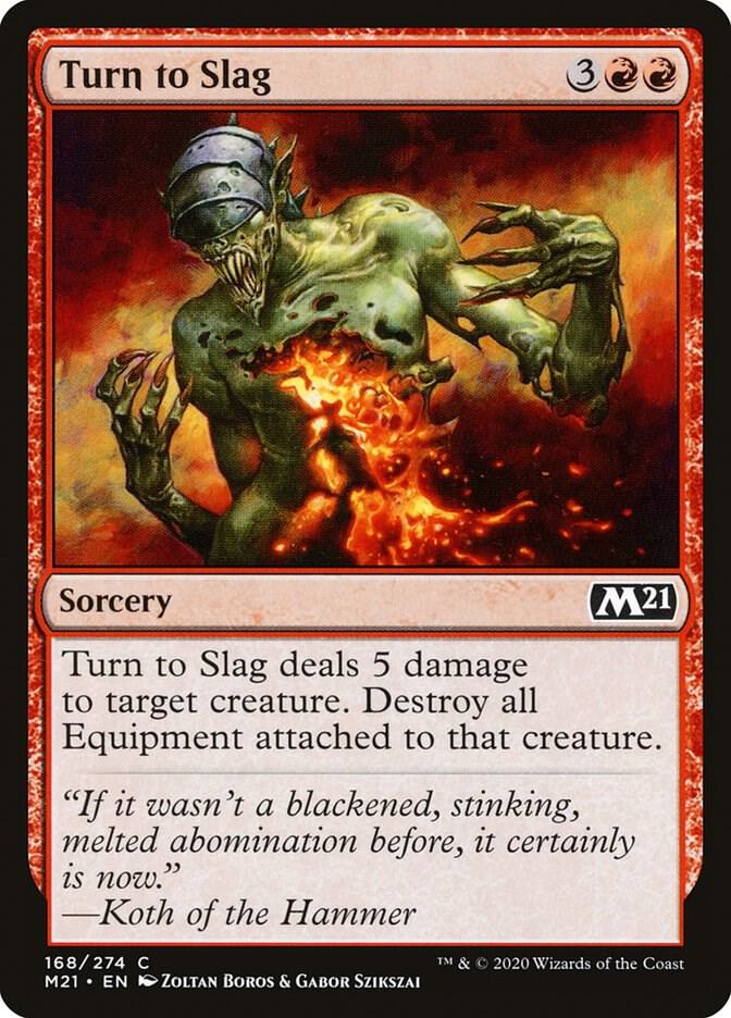 Turn to Slag 168 card from Core Set 2021