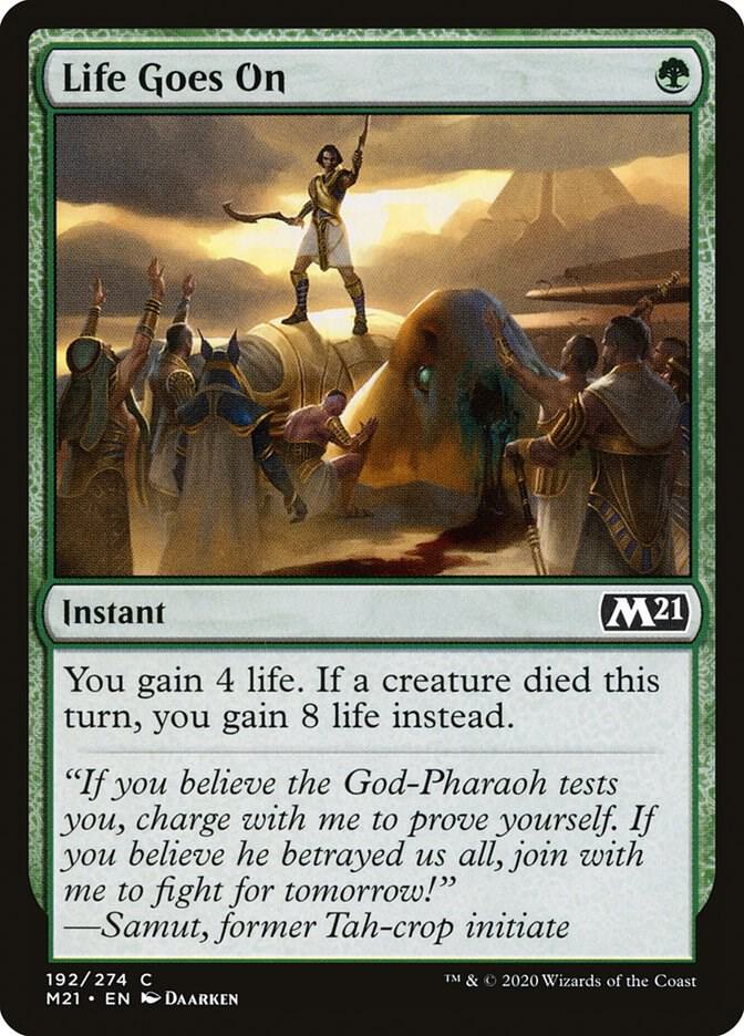 Life Goes On 192 card from Core Set 2021