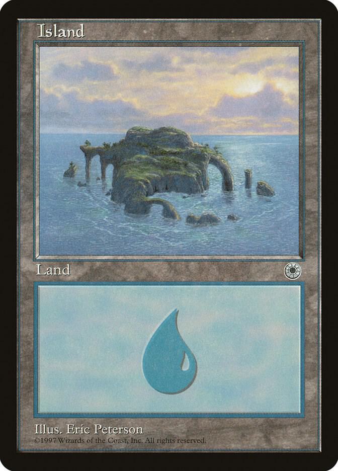 Island (Sea Arch) card from Portal