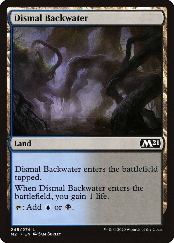 Dismal Backwater 245 card from Core Set 2021