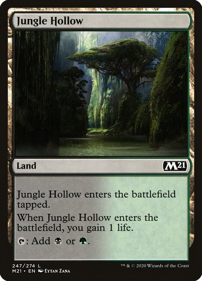 Jungle Hollow 247 card from Core Set 2021