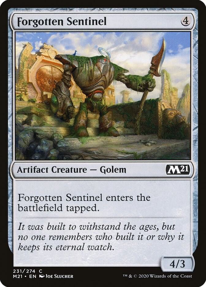 Forgotten Sentinel 231 card from Core Set 2021