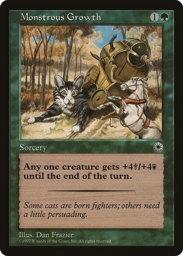 Monstrous Growth (Flavor Text) card from Portal