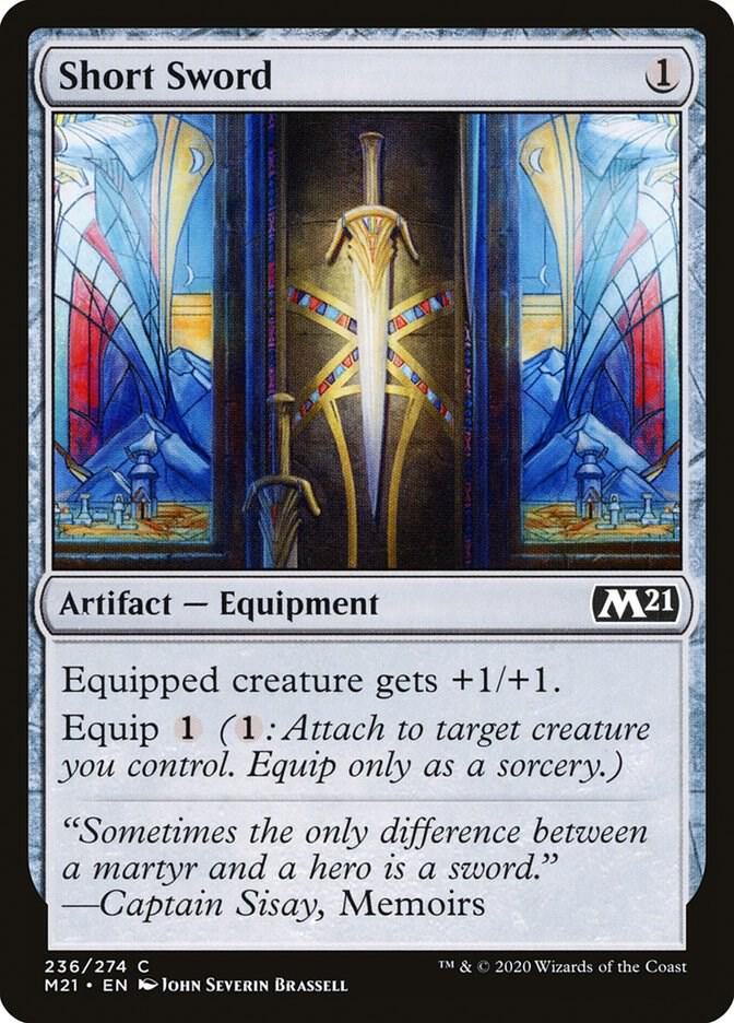 Short Sword 236 card from Core Set 2021