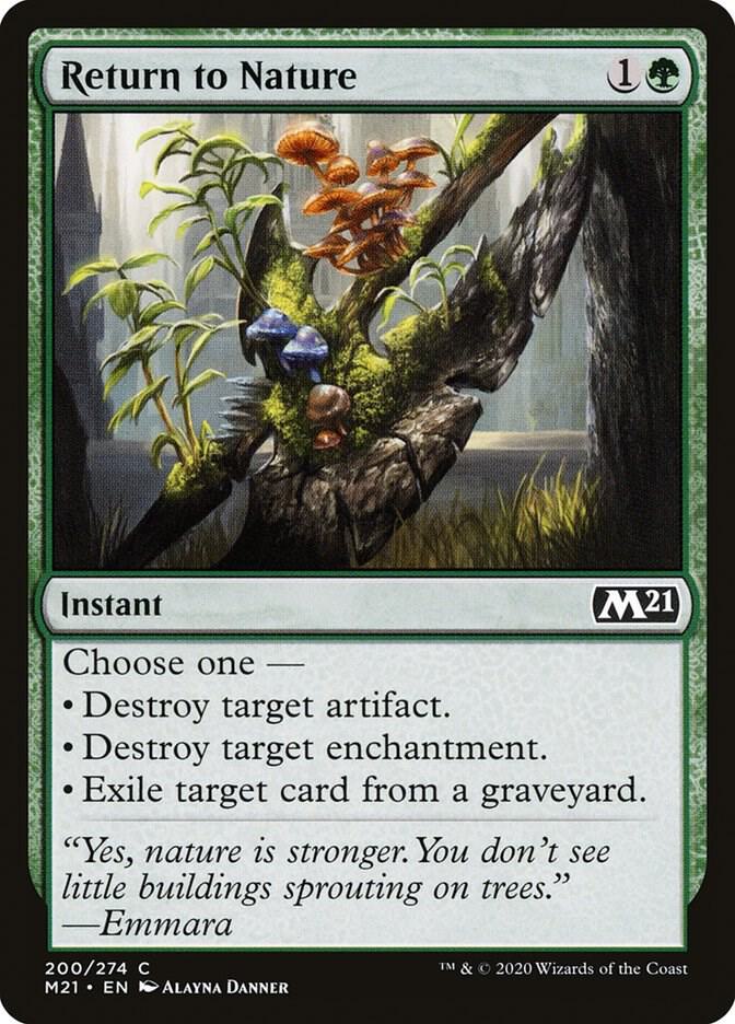 Return to Nature 200 card from Core Set 2021