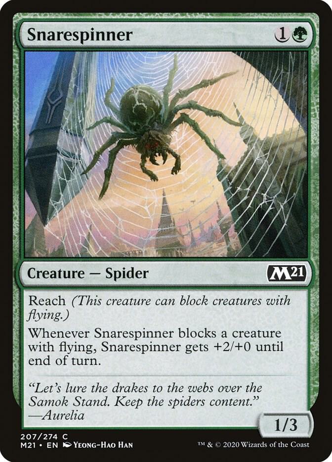 Snarespinner 207 card from Core Set 2021