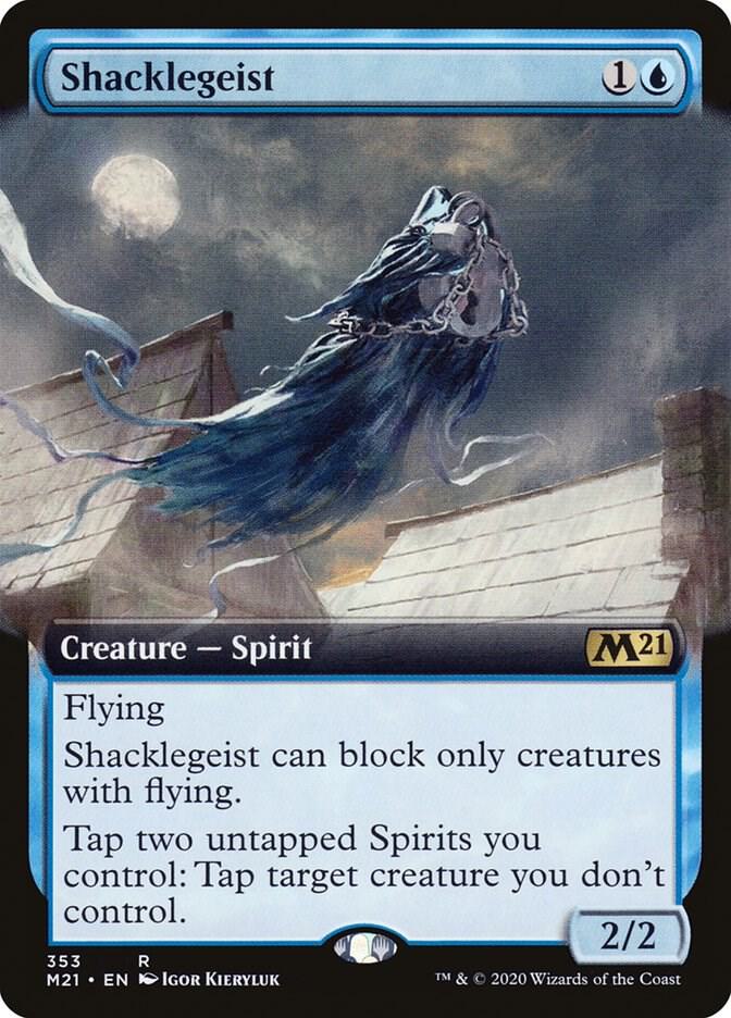 Shacklegeist (Extended Art) 353 card from Core Set 2021