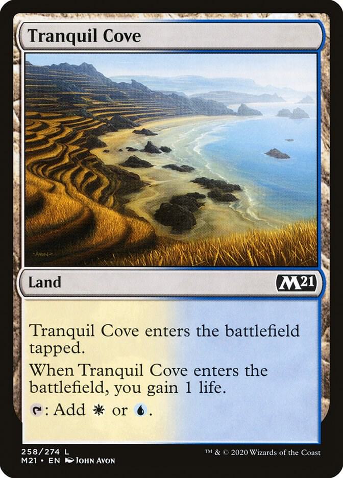 Tranquil Cove 258 card from Core Set 2021