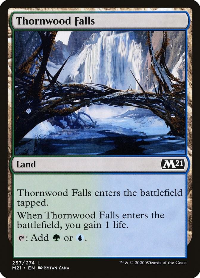 Thornwood Falls 257 card from Core Set 2021