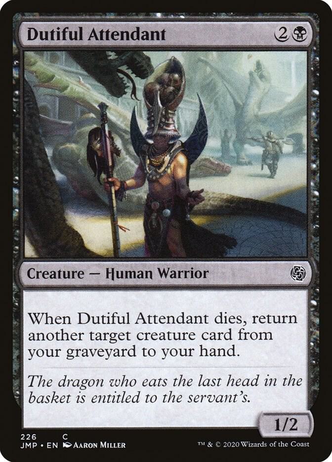 Dutiful Attendant 226 card from Jumpstart