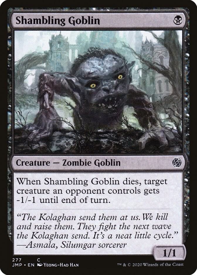 Shambling Goblin 277 card from Jumpstart