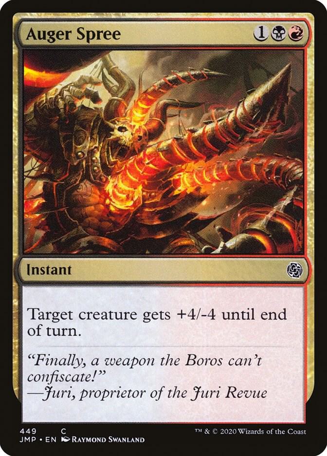 Auger Spree 449 card from Jumpstart