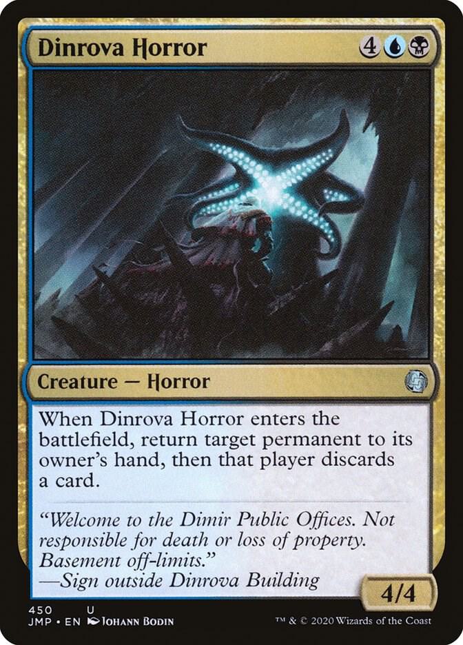 Dinrova Horror 450 card from Jumpstart
