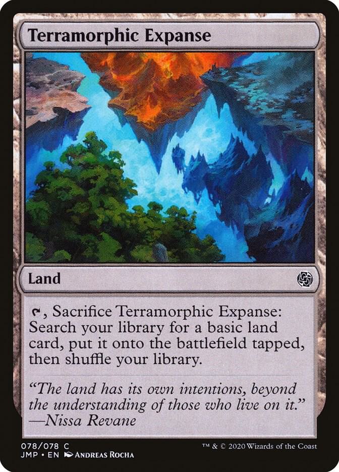 Terramorphic Expanse 78 card from Jumpstart