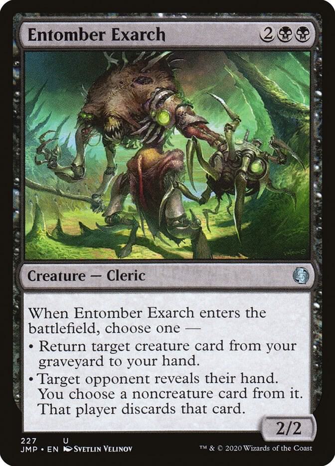 Entomber Exarch 227 card from Jumpstart