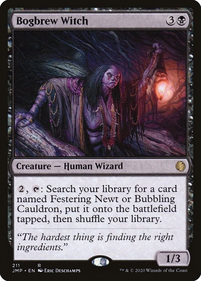 Bogbrew Witch 211 card from Jumpstart