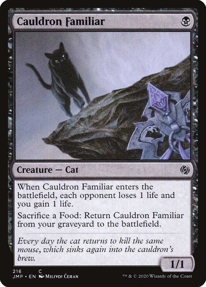 Cauldron Familiar 216 card from Jumpstart