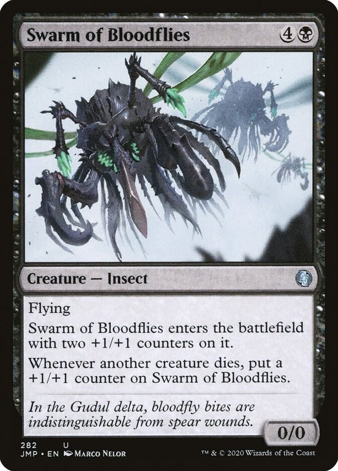 Swarm of Bloodflies 282 card from Jumpstart