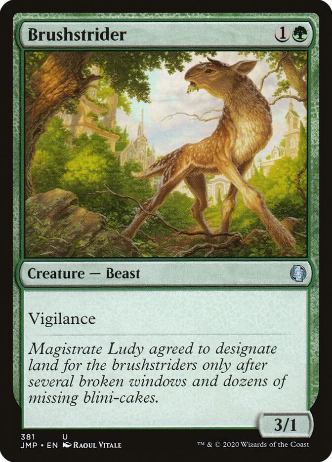 Brushstrider 381 card from Jumpstart