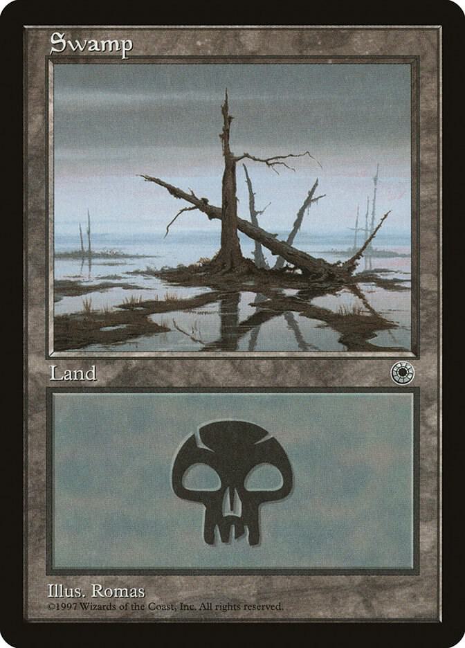 Swamp (Crossed Trees) card from Portal