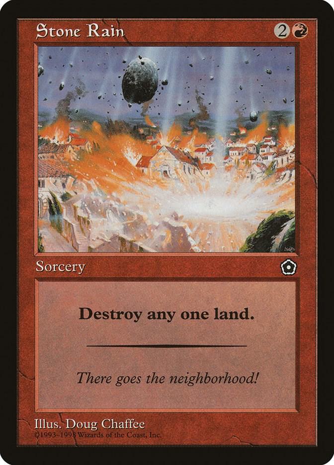 Stone Rain card from Portal Second Age