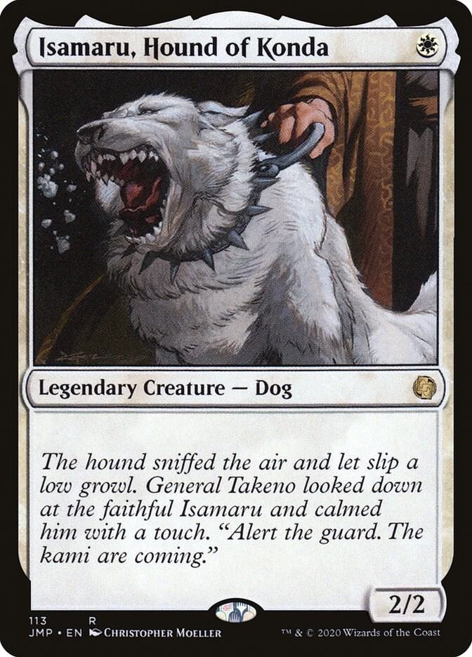 Isamaru, Hound of Konda 113 card from Jumpstart