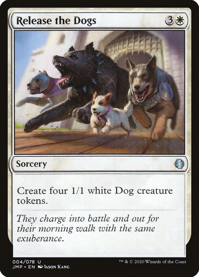 Release the Dogs 4 card from Jumpstart