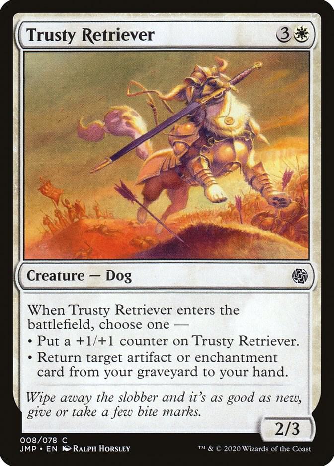 Trusty Retriever 8 card from Jumpstart