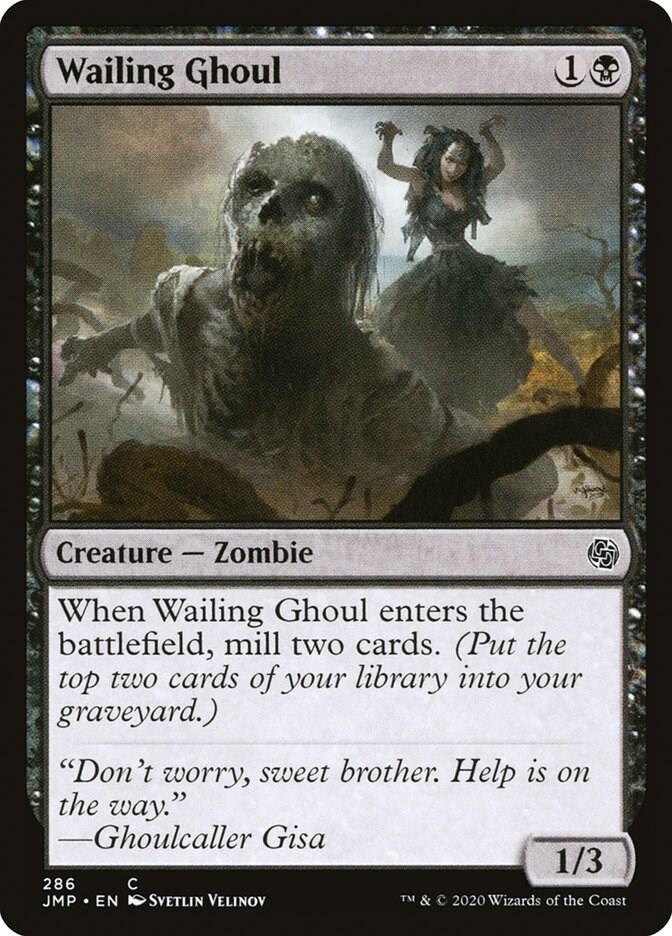 Wailing Ghoul 286 card from Jumpstart