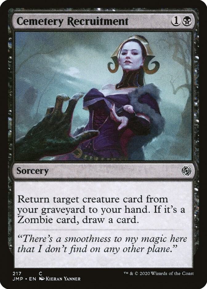 Cemetery Recruitment 217 card from Jumpstart
