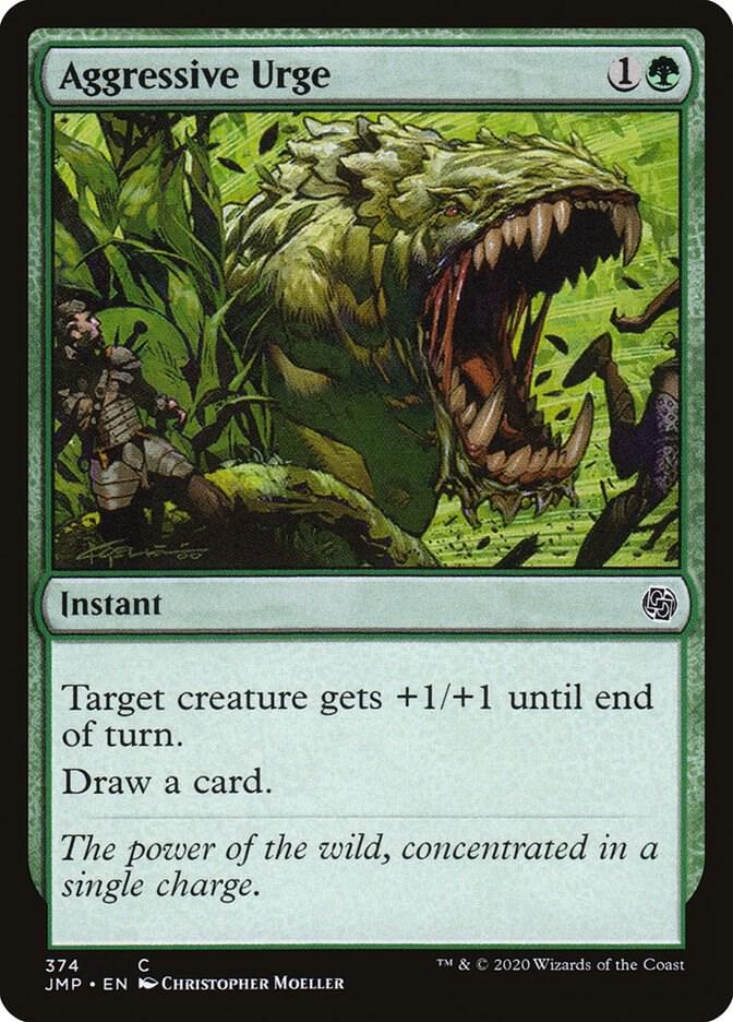 Aggressive Urge 374 card from Jumpstart