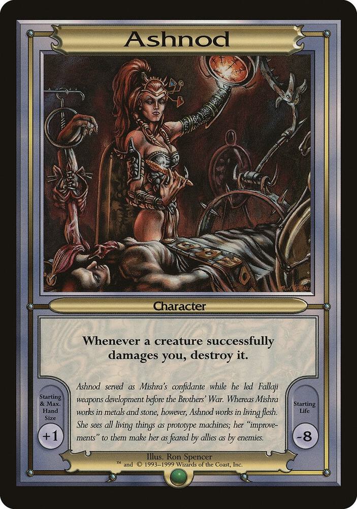 Ashnod (Oversize) card from Vanguard