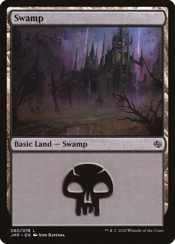Swamp 60 card from Jumpstart