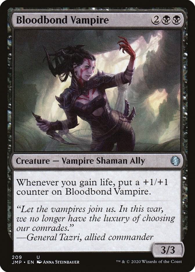 Bloodbond Vampire 209 card from Jumpstart
