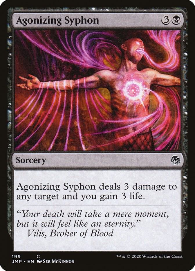 Agonizing Syphon 199 card from Jumpstart