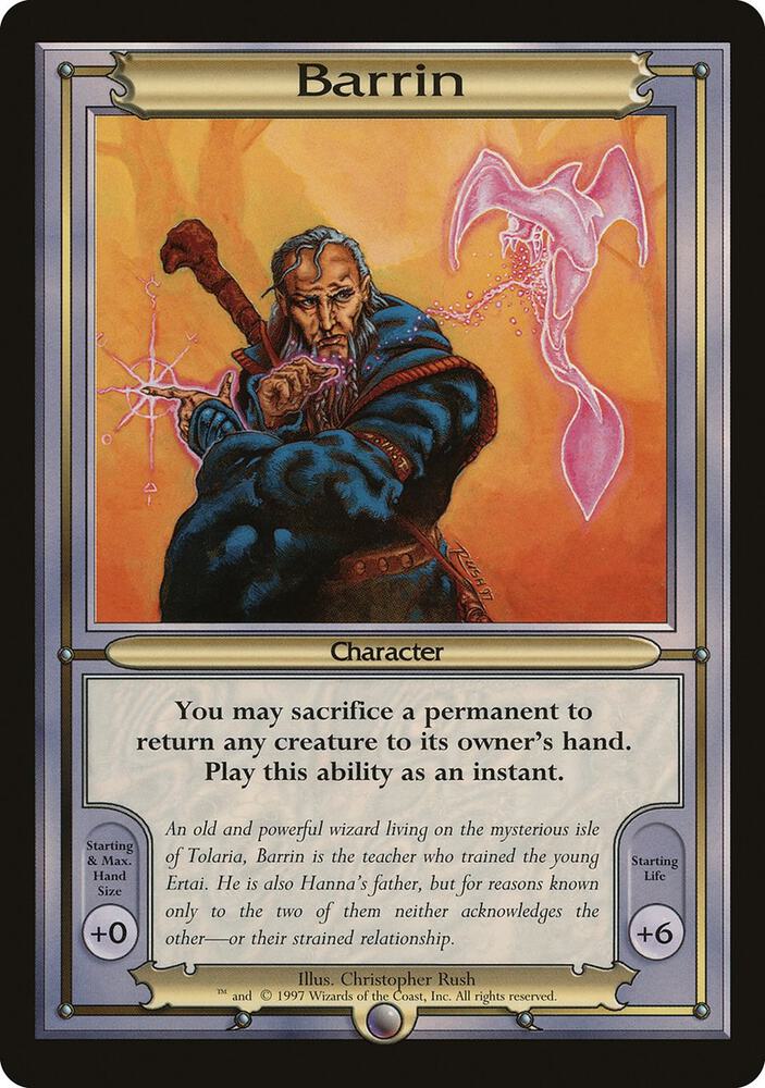 Barrin (Oversize) card from Vanguard
