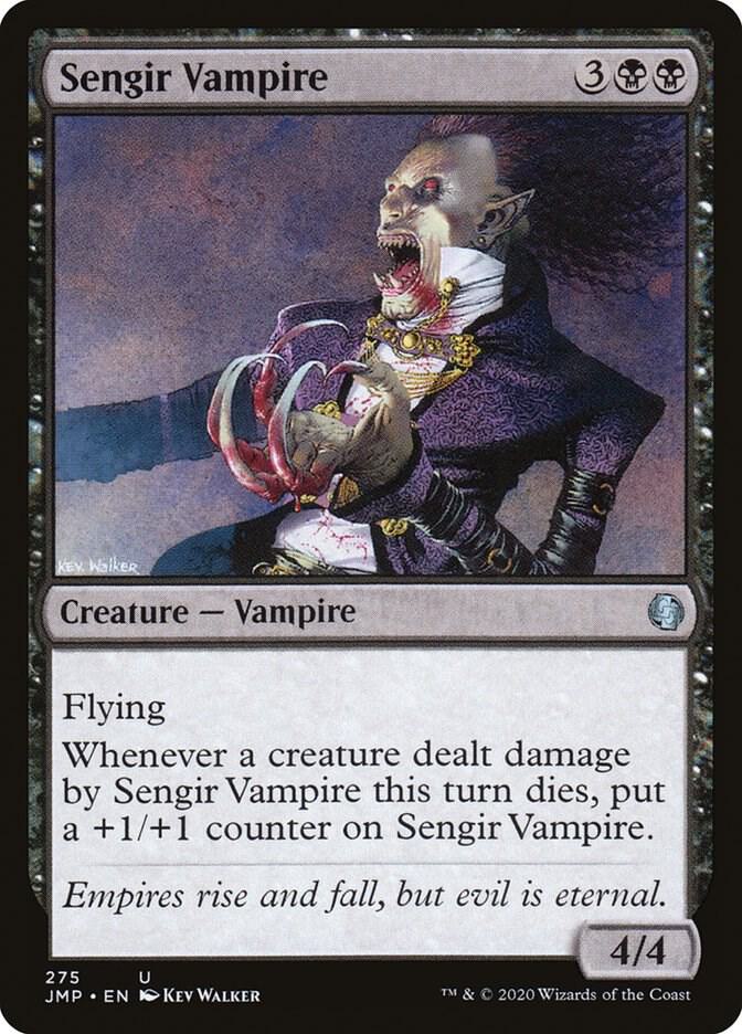 Sengir Vampire 275 card from Jumpstart