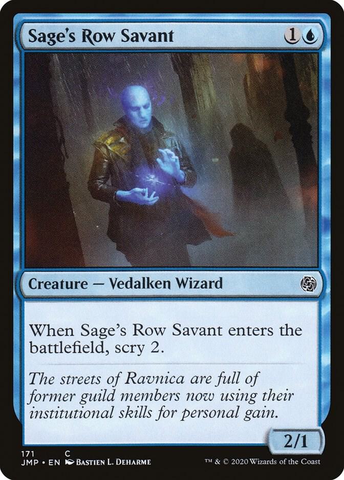 Sage's Row Savant 171 card from Jumpstart