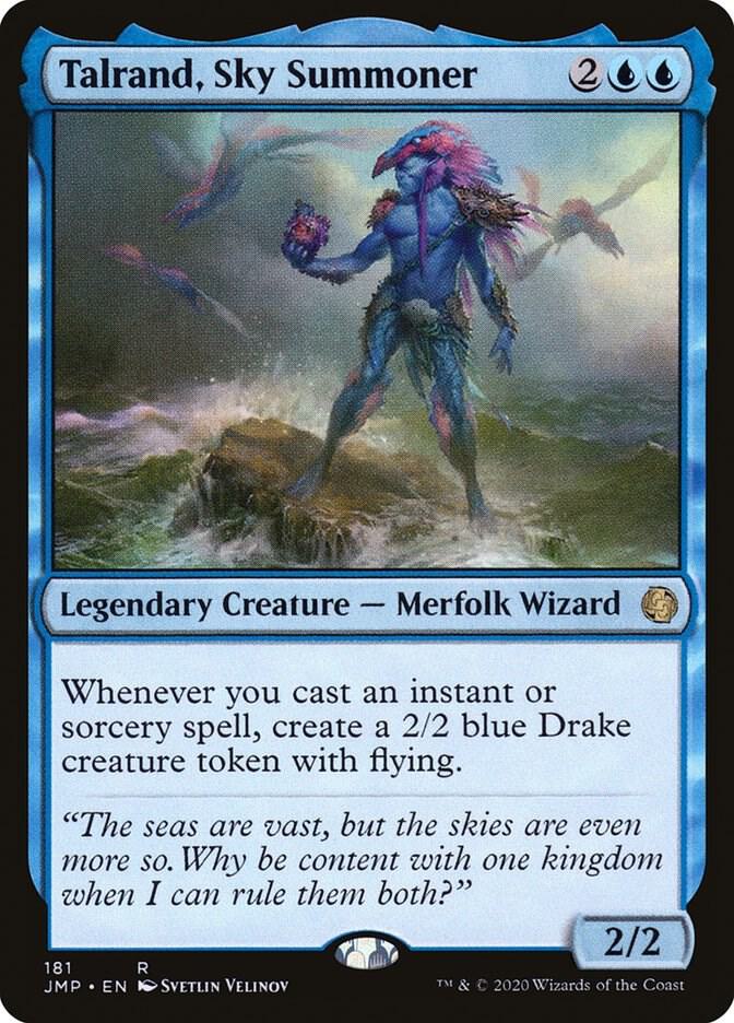 Talrand, Sky Summoner 181 card from Jumpstart