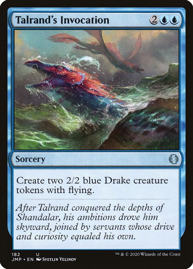 Talrand's Invocation 182 card from Jumpstart