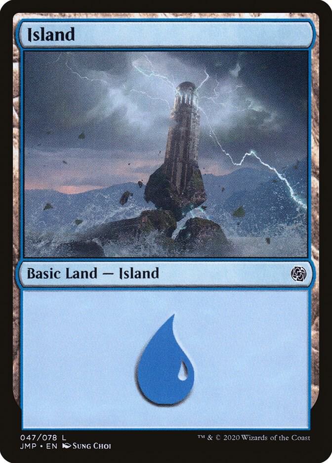 Island 47 card from Jumpstart