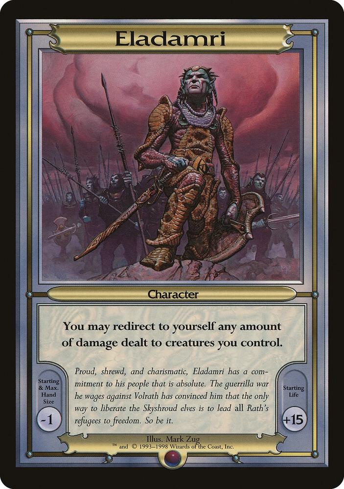 Eladamri (Oversize) card from Vanguard