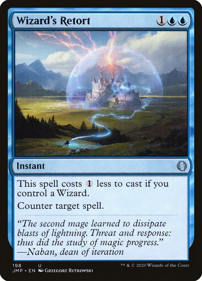 Wizard's Retort 198 card from Jumpstart